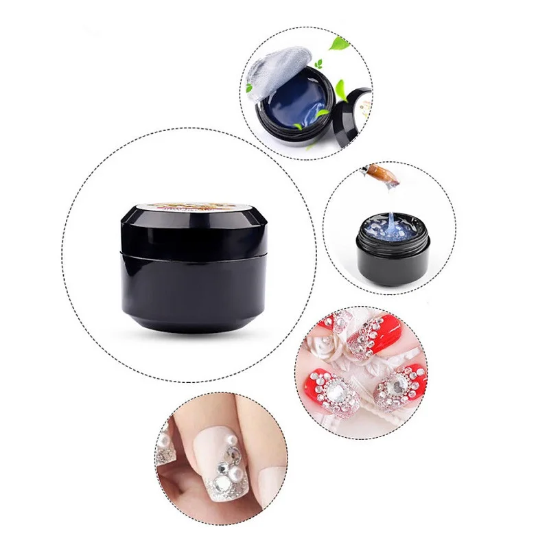 Новый профессиональный суперлипкий УФ гель для ногтей 8 мл клей прозрачные клеи