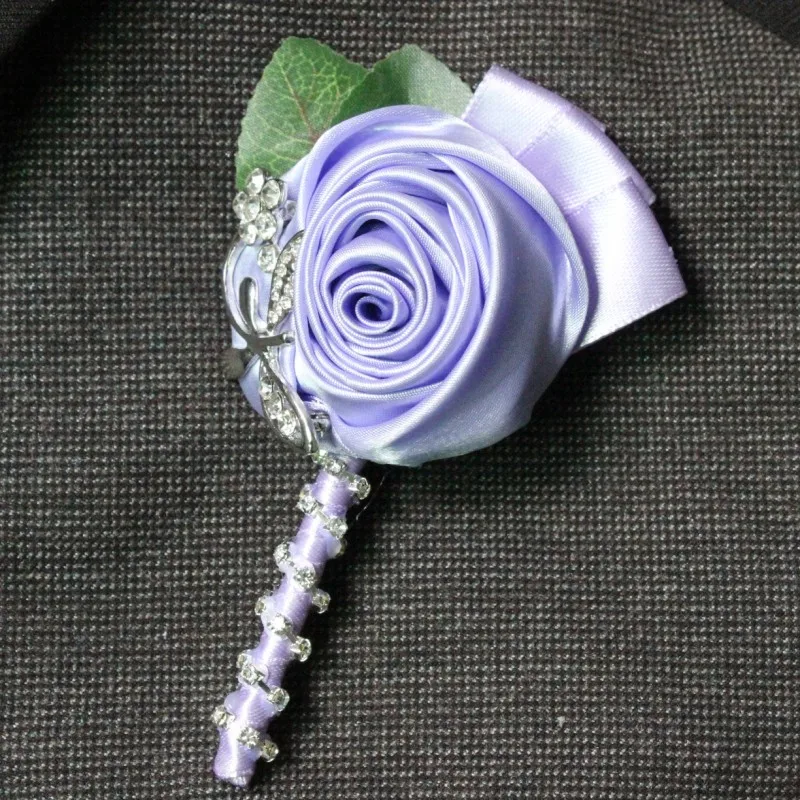 Роскошный свадебный цветок бутоньерка для Жениха Лучший человек корсаж шафера