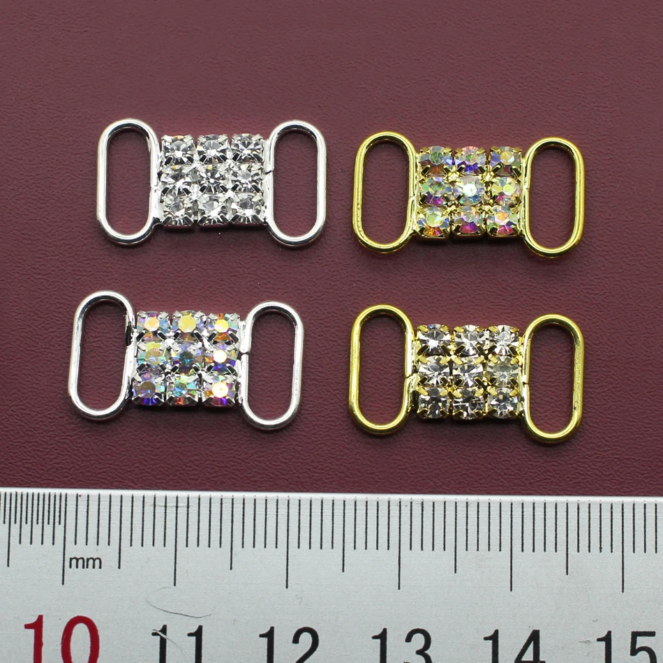 100 шт 22 мм золото и серебро Металл горный хрусталь Соединительные элементы для