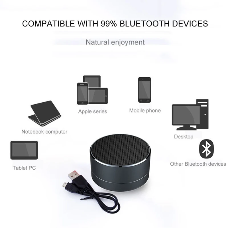 M. uruoi светодиодный Bluetooth 4 1 динамик мини s Hands Free портативный беспроводной с TF