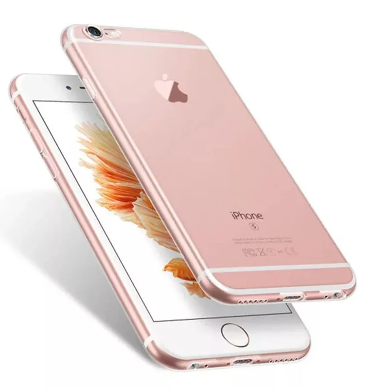 Мягкий ТПУ чехол из прозрачного силикона для iPhone 5 6 6s 4 4S X XS MAX XR телефона iphone plus 7plus