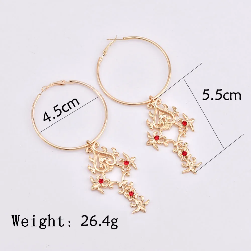 1 пара геометрический большой круглый круг в форме Креста Кисточкой Серьги уха