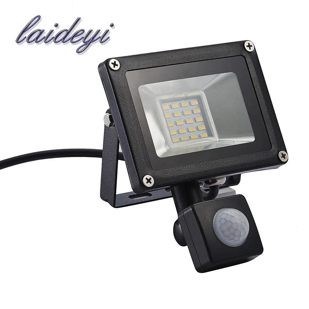 LAIDEYI сенсор прожектор лампа 220 В 20 Вт PIR датчик движения 1600 люмен LED Наружное