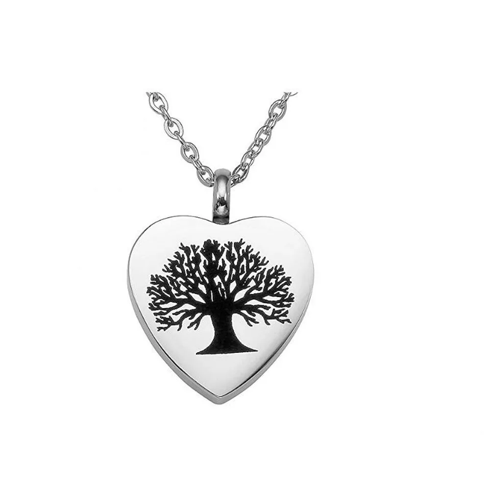 Stainless Steel Tree of Life Cremation Urn Necklace &amp Pendant Keepsake Memorial for Women Men | Украшения и аксессуары