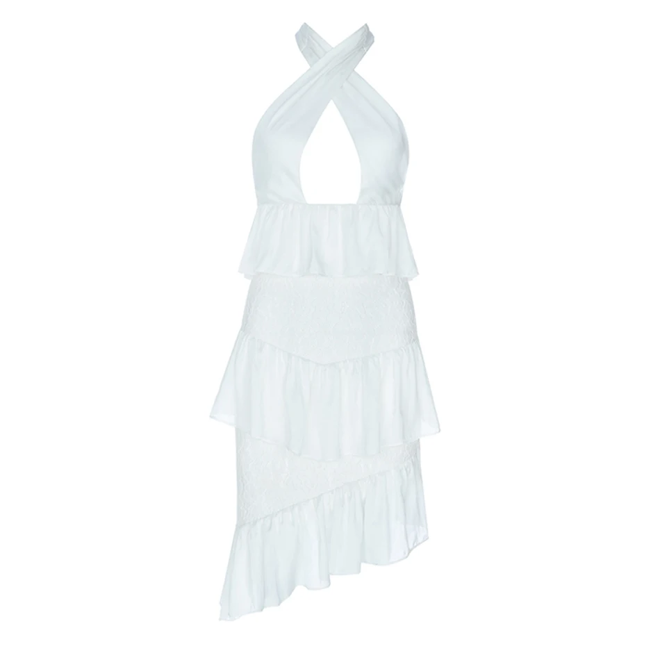 2019 новое летнее модное сексуальное женское кружевное платье Элегантное