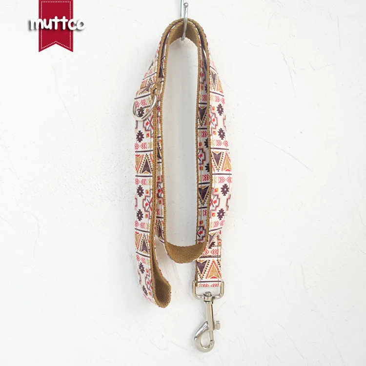 Muttco самостоятельный дизайн креативный новый ручной ошейник для собак народный