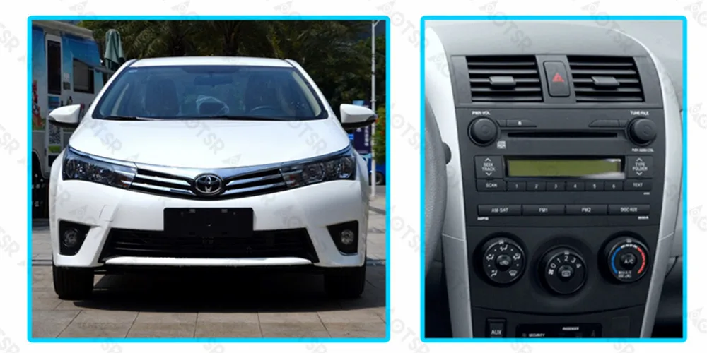 Aotsr Android 8 1 GPS навигация автомобильный DVD плеер для Toyota Corolla 2007 2013 мультимедиа радио