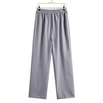 Grey trousers Sheng Коко Для мужчин; униформа для тайцзи костюм для выступлений человек Стенд куртка с коротким рукавом костюм Pankou Mianma удобные китайский Комплекты одежды - Цвет: Grey trousers
