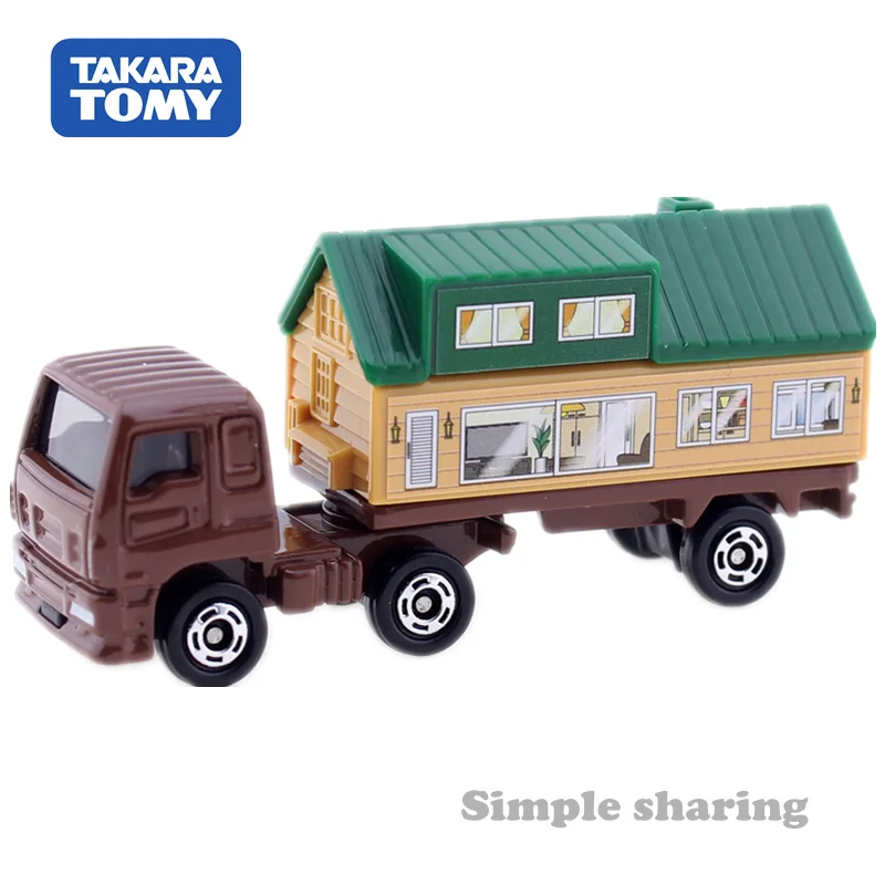 TAKARA TOMY TOMICA № 89 ISUZU GIGA дом прицеп 1: 64 грузовик игрушки литой миниатюрный