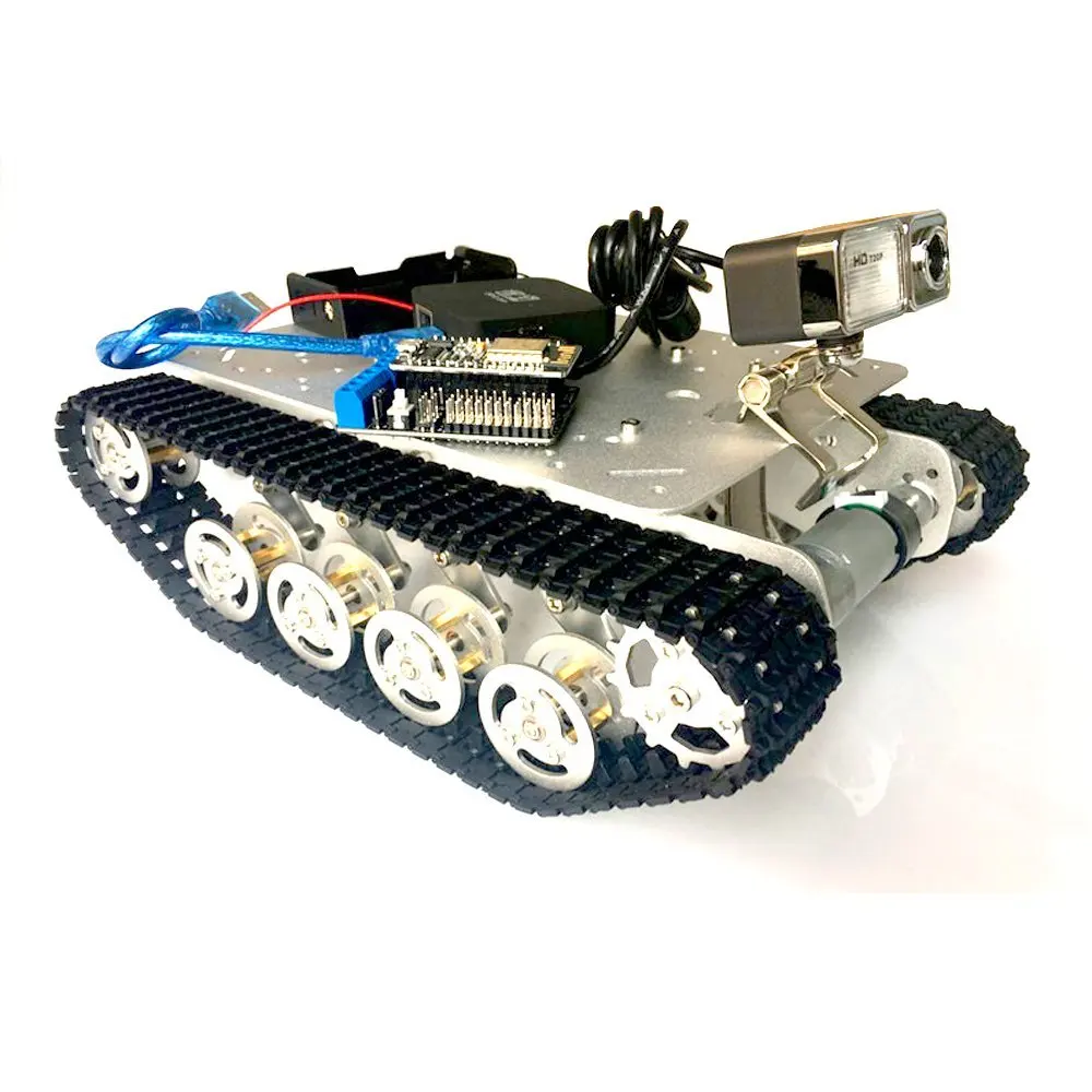 DIY 298 сплав Танк шасси умный автомобиль гусеничный шасси гусеничные транспортные средства танки робот шасси