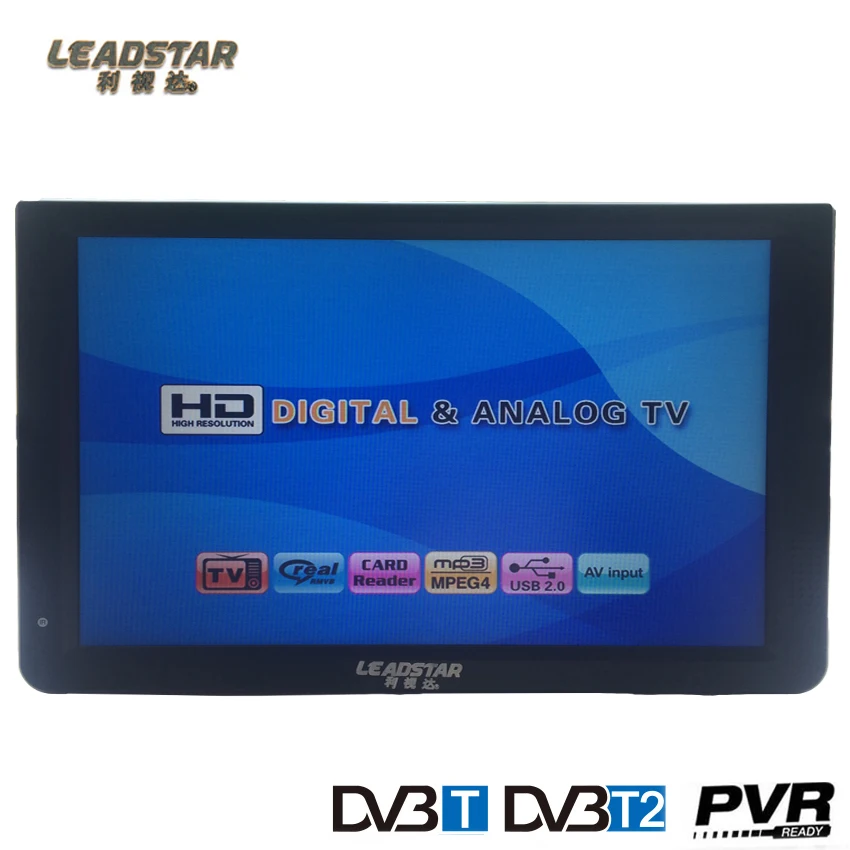 

LEADSTAR 11.6' LED DVB-T2/T Digital Portable AC3 TV MP4 MP3 Player Support AV/TF/USB/HDMI Port Can be As Car Digital Television
