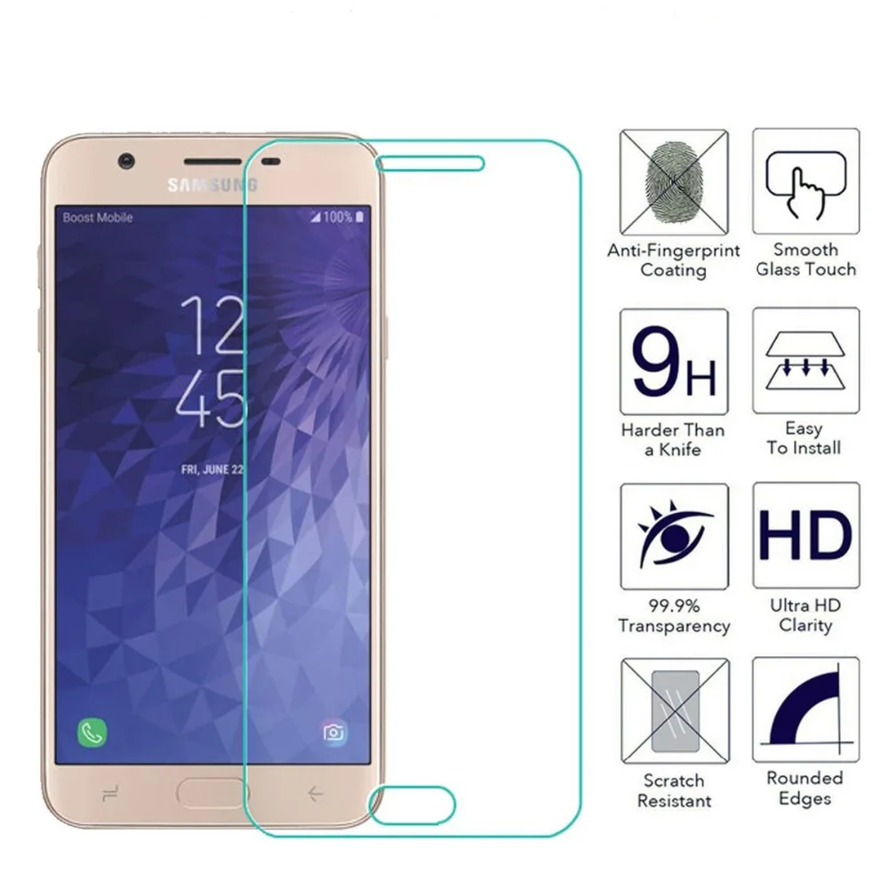 Новые 9H HD закаленные очки для Samsung Galaxy J7 Crown 2018 закаленное стекло Защита экрана