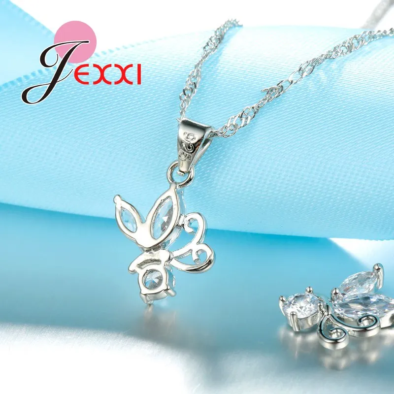 Женский свадебный комплект ювелирных изделий с украшением в виде кристаллов 925