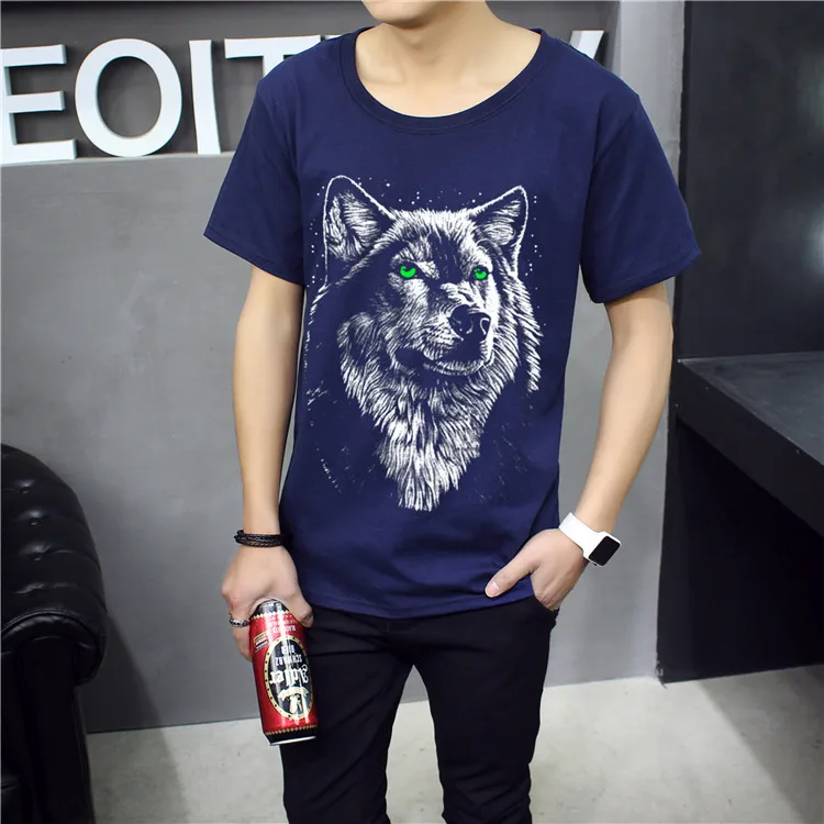 _ Хлопковая 3d футболка для мужчин 2016 летняя новая поставка 3D забавная Мужская с