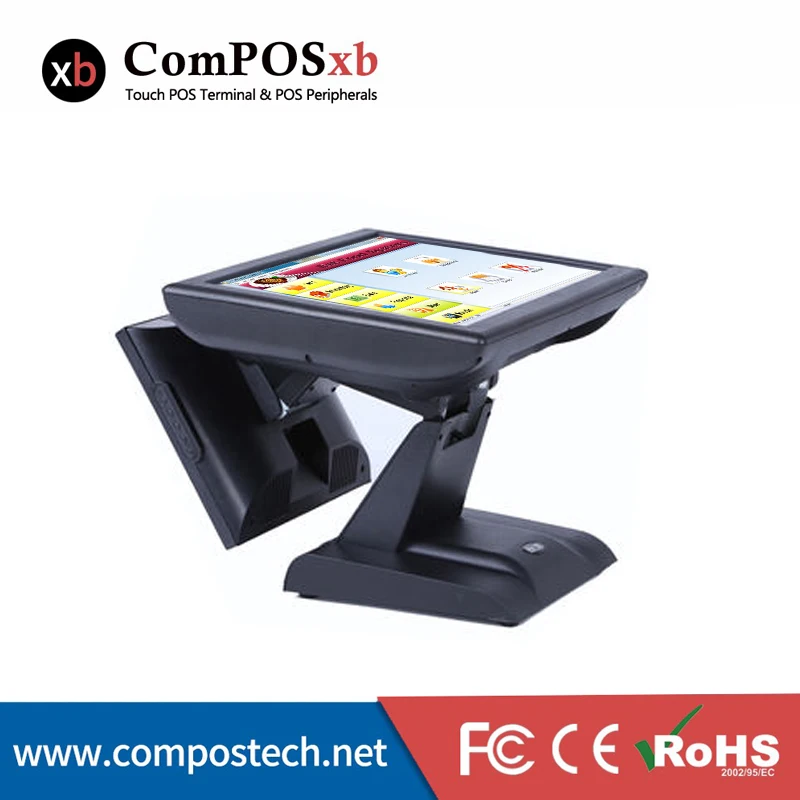 Windows Point Of Sale All In One Dual Screen Pos 15 Inch Touch Monitor/All Display Lcd | Компьютеры и офис