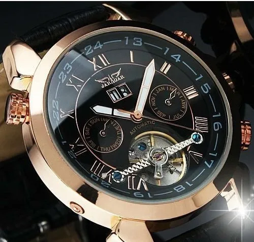 Роскошные оригинальные Брендовые мужские деловые массивные наручные часы Tourbillon