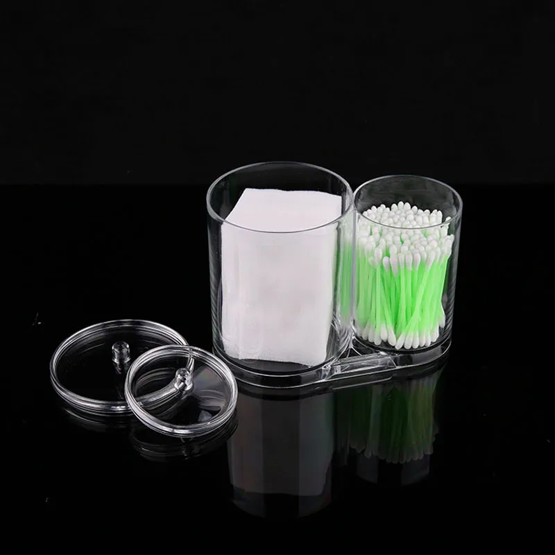 Модный акриловый прозрачный хлопковый держатель для шариков и тампонов