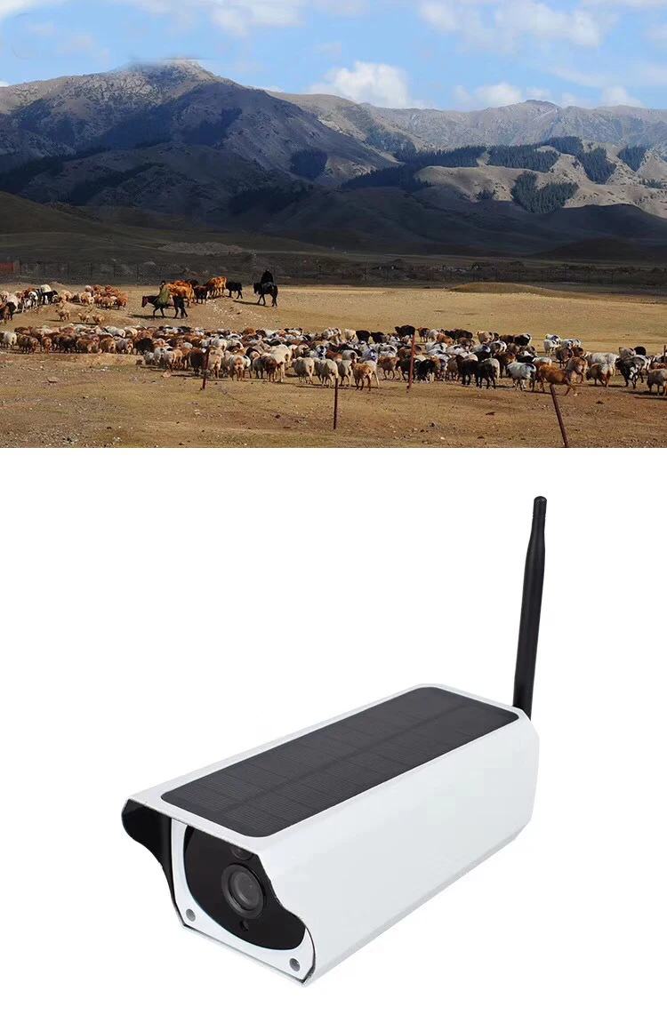 SmartYIBA 1080P 2 0 M WIFI Беспроводная солнечная батарея Водонепроницаемая наружная