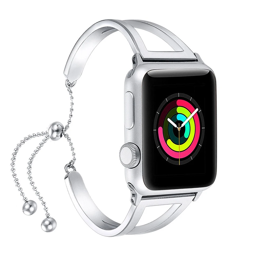Летние женские часы для девочек браслет Apple Watch полосы 38 мм/42 мм модный