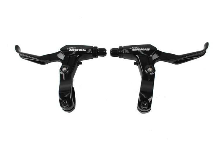 Black 1 пара всех алюминиевых сплавов V-brake дисковые тормоза рычаг горный велосипед дорожный велосипед велосипедный тормоз рукоятка черный серебристый цвет - Цвет: Black