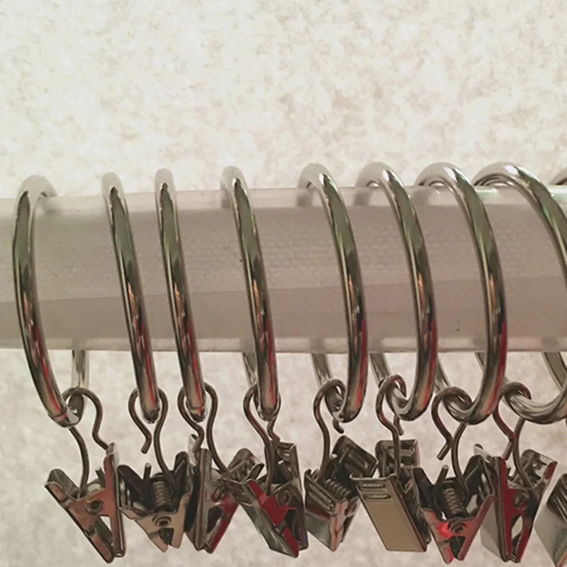 10 шт. крючки для штор из нержавеющей стали | Дом и сад