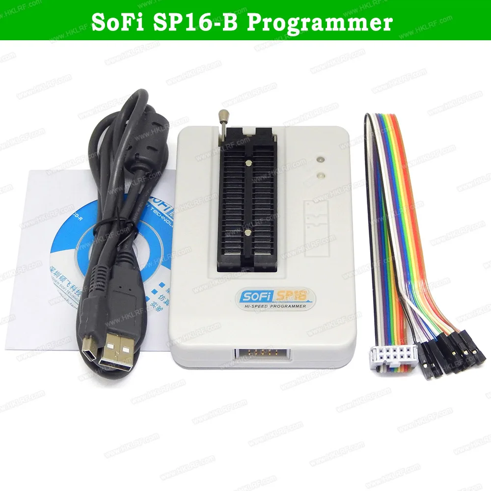 Sofi SP16 B профессиональный программист 24 25 93 95 BR90 SPI ISP Flash BIOS высокоскоростной EEPOROM
