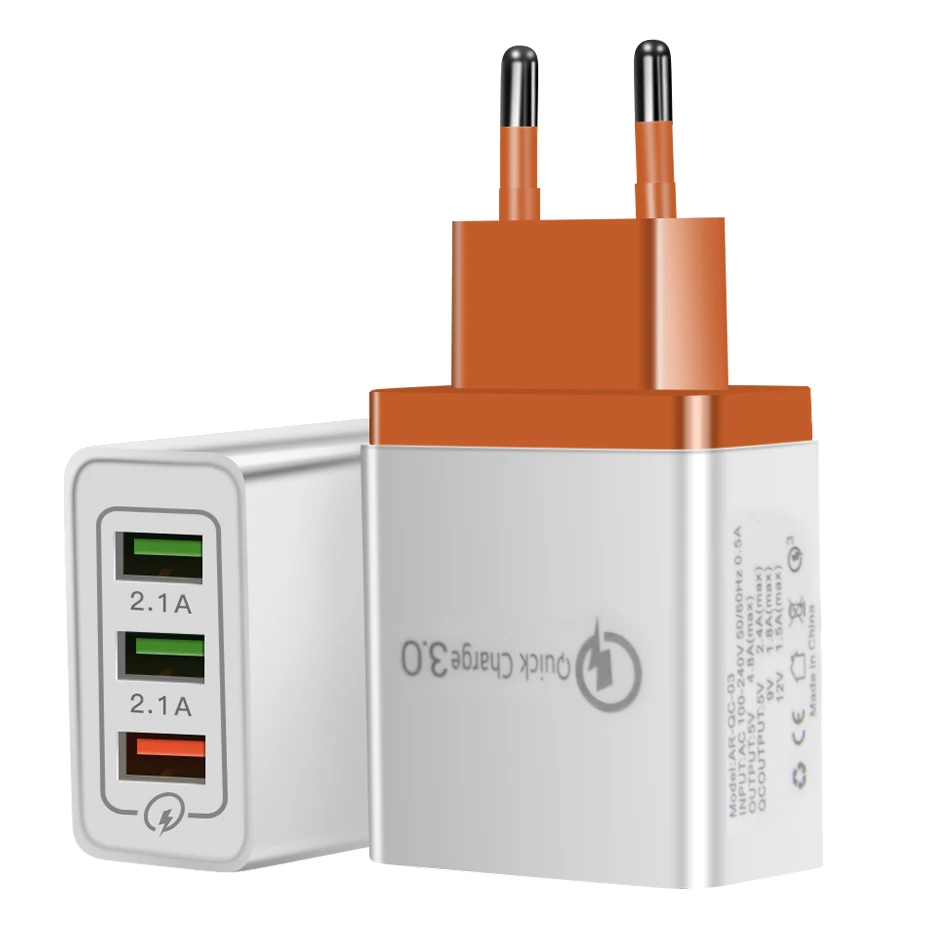 ! ACCEZZ Quick Charge 3 0 18 Вт USB зарядное устройство для Samsung S8 S9 Huawei P30 Xiaomi iphone 8 X EU Plug адаптер