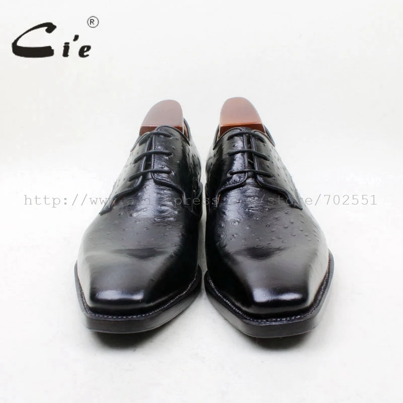 Cie/бесплатная доставка Обувь ручной работы на заказ из тисненой кожи страуса