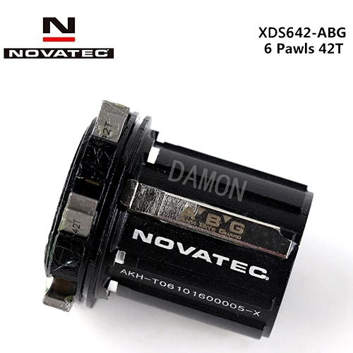 XDH42 ABG 6 Pawl 42T Novatec D042SB D792SB D882SB велосипедные втулки типа A2 B2 Mtb дорожный велосипед Алюминиевый стальной Freehub Freewheel XD ABG Campy Кассетный корпус - Цвет: XDH42 ABG 6 Pawl 42T