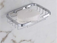 free shipping bathroom accessories stainless steel soap box holder network soap disheskf96