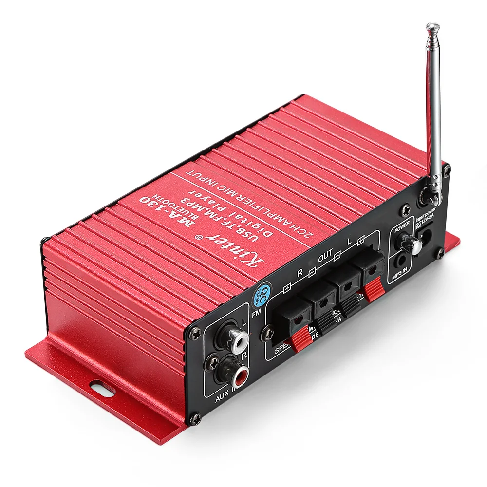 Kinter ма 130 2CH Bluetooth стерео аудио цифровой Мощность мини усилитель светодио дный