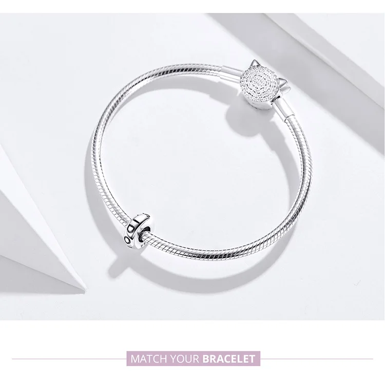 Bamoer Promise, подвеска, подходит к оригиналу, 925, браслет, браслет, подарок на свадьбу, из стерлингового серебра 925 пробы, модное ювелирное изделие SCC1215