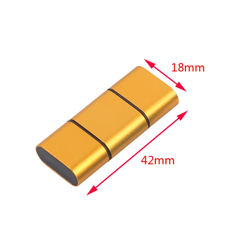 Мини кардридер 5 цветов OTG Type C к USB 2 0 высокоскоростной Micro SD TF адаптер для