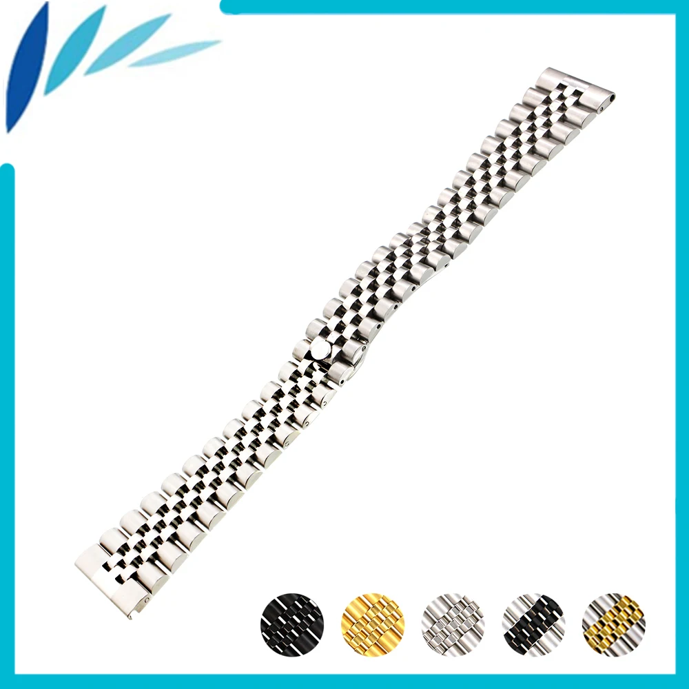 

Stainless Steel Watch Band 18mm 20mm 22mm for Breitling Quick Release Strap Wrist Men Women Wrist Loop Belt Bracelet Silver