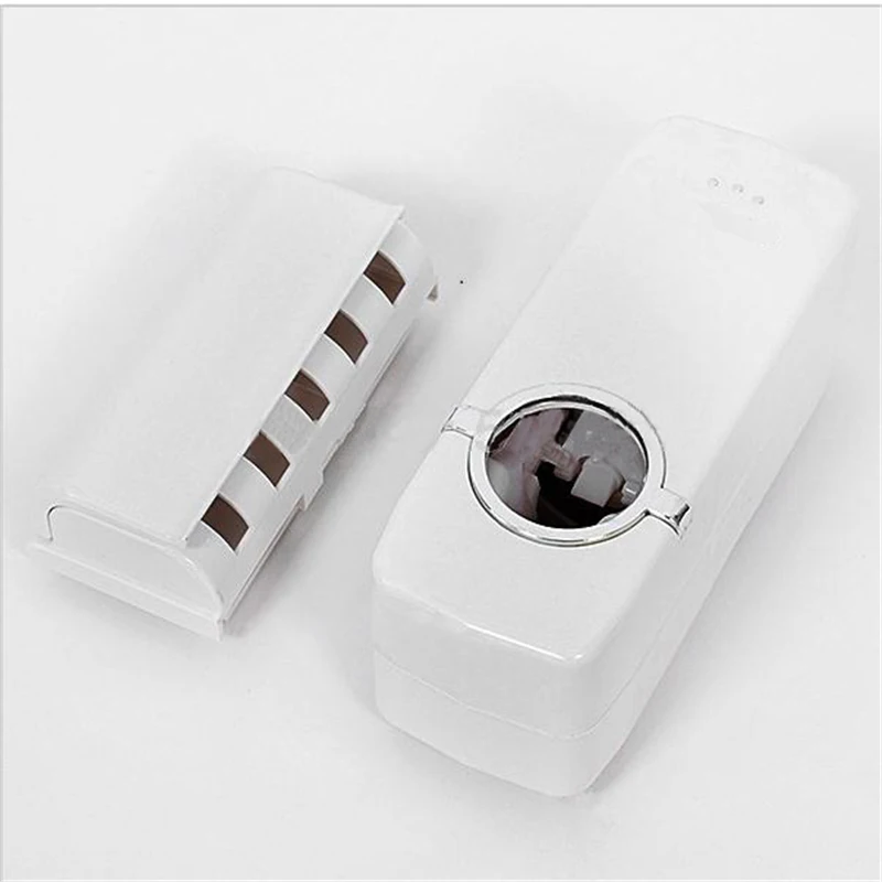 Бытовые Ванная Комната Автоматического Зубные пасты Диспенсер Организатор