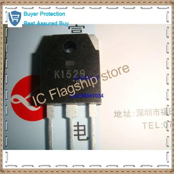

K1529 2 sk1529 TO247 into new dual crown original store spot to ensure quality