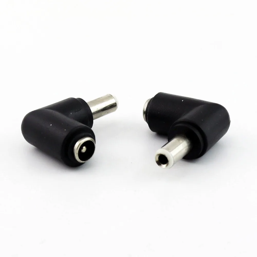 20pcs DC 5.5 x2.1mm Female Jack To 5.5mm x 2.5mm Male Plug 90 Degree Right Angle Power Adapter Connector | Электроника