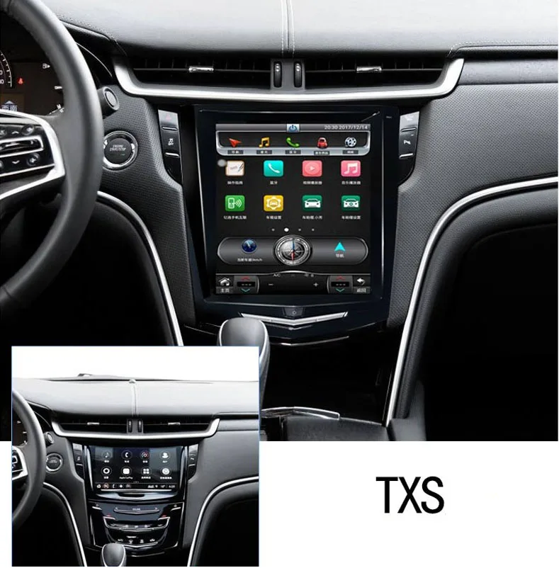 9 7 &quotвертикальный экран android автомобильный gps навигации радио плеер для Cadillac SRX ats