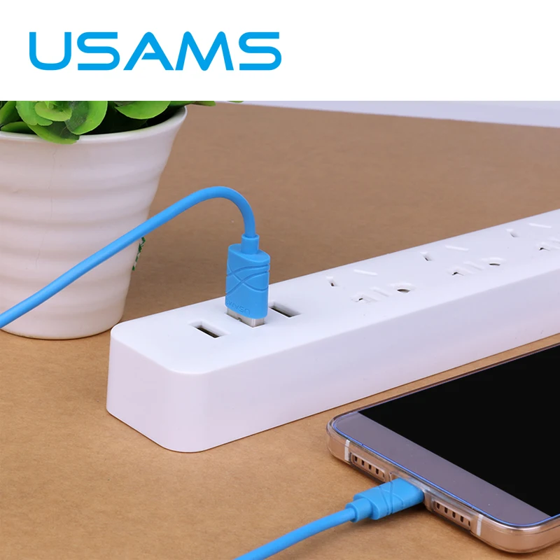 Кабель USB Type C USAMS 1 м 2 А кабель для зарядки и синхронизации данных MacBook xiaomi Oneplus|cable