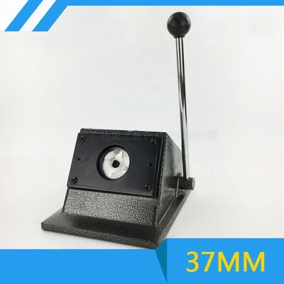 37mm ПВХ карты резак значок машина круг резак значки производители круглый резак круговой нож резак - Цвет: 37mm