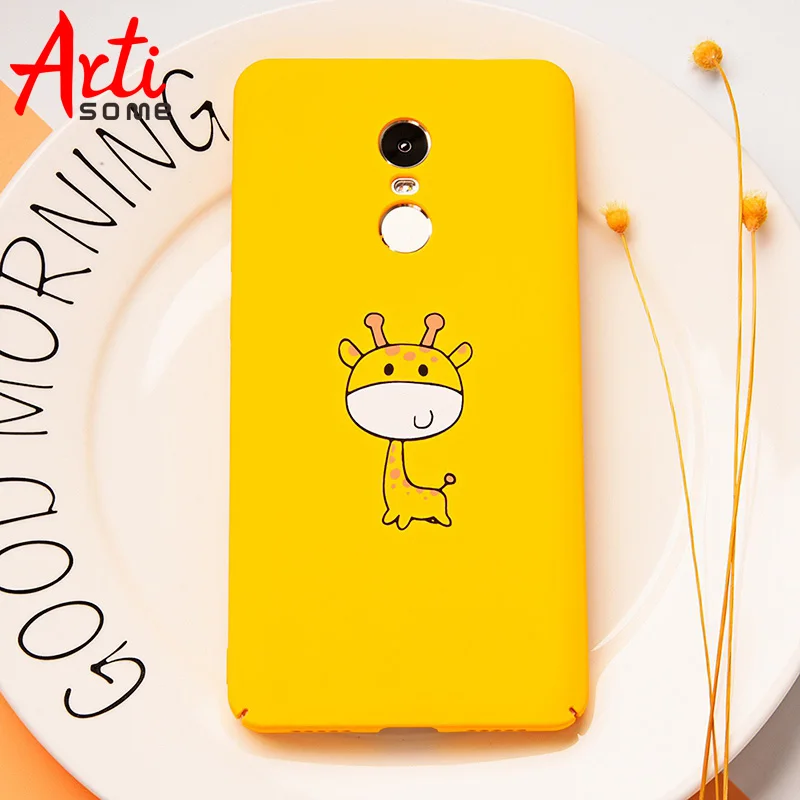 Artisome милый чехол для компьютера Xiaomi Redmi Note 4X случаях задняя крышка рисунком