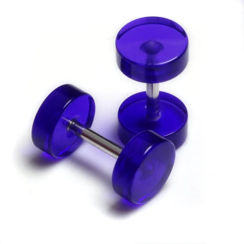 Серьги гвоздики из нержавеющей стали для имитации пирсинга украшения тела