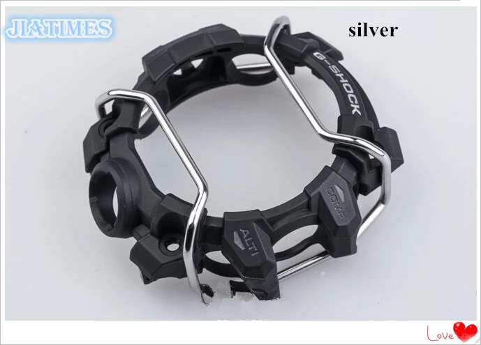 silver color 1 шт GWG-1000 защита провода 5 цветов на выбор для G/Shock - Цвет ремешка: silver color