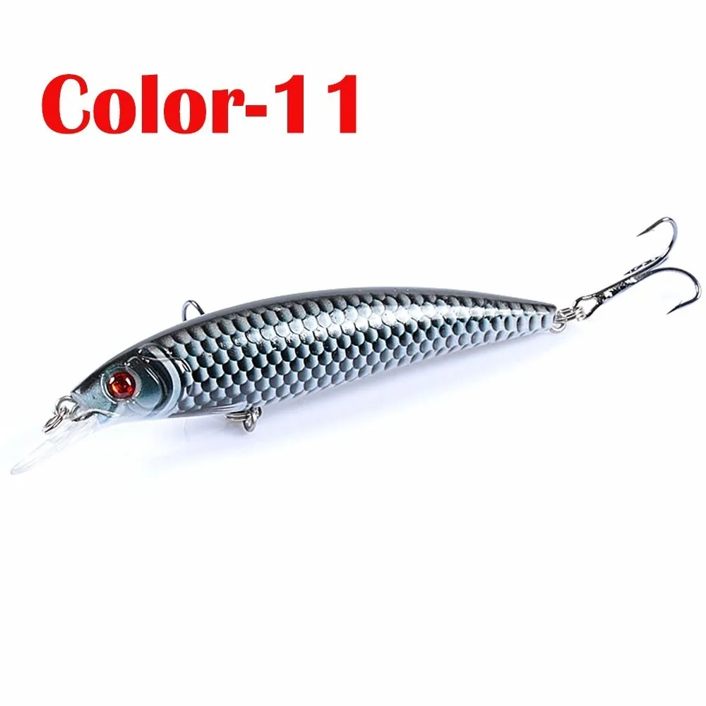 Minnow твердая приманка для рыбалки искусственная приманка 3D глаза 11 см 13,4 г воблеры пластиковые приманки приманка рыба Pesca Isca бас форель Щука приманка - Цвет: Color-11