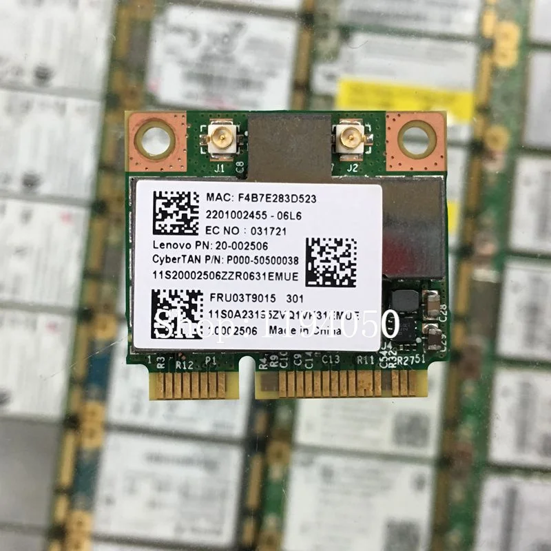 Беспроводная карта Broadcom BCM943227 BCM943227HM4L 802.11b/n 300 Мбит/с Wi-Fi мини-карта PCI-E Wlan Lenovo IBM Z370