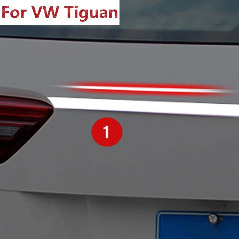 Для Volkswagen Tiguan второго поколения 2017 2018 Задняя Крышка багажника отделка Люк ручка