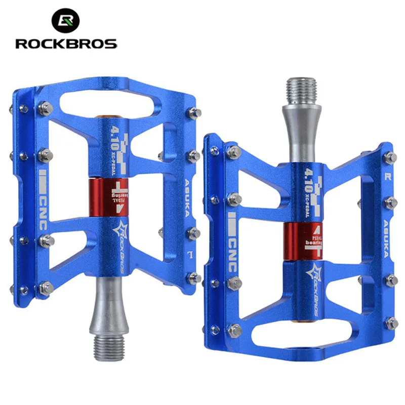ROCKBROS велосипедные педали 4 подшипника противоскользящие сверхлегкие для