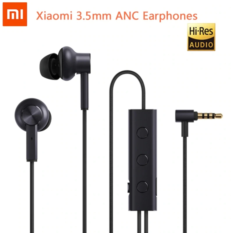 Оригинальные наушники Xiaomi ANC Hybrid 3 шт. 2 класса шумоподавление активное Hi Res Тип C 5