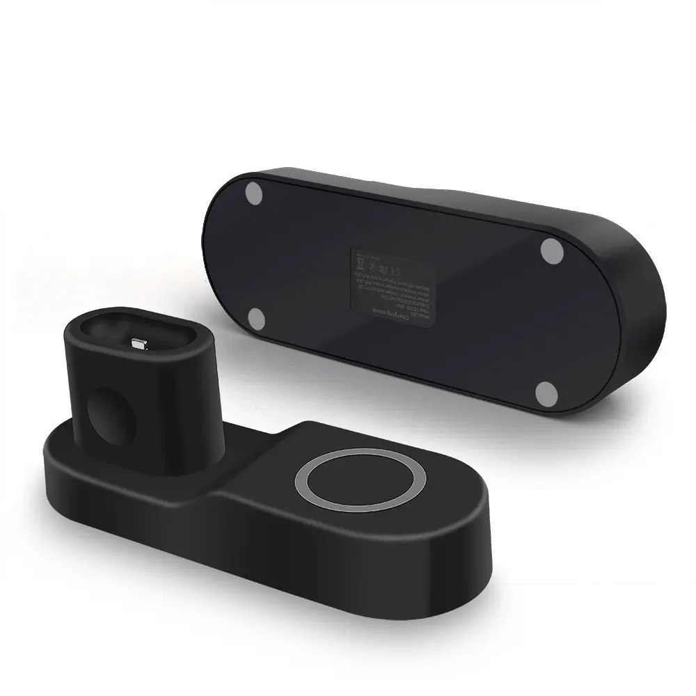 4 в 1 быстрая Беспроводная зарядная подставка для iWatch Apple Watch 2 3 airpods iPhone X XS Max XR 8 Plus