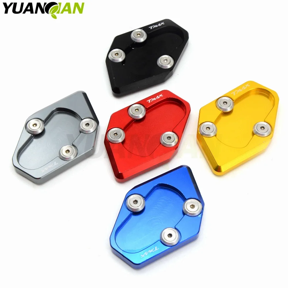 

Мотоциклетная алюминиевая боковая подставка для ног увеличенная Удлиняющая подставка для YAMAHA TMAX530 TMAX-530 XP530 2015-2016